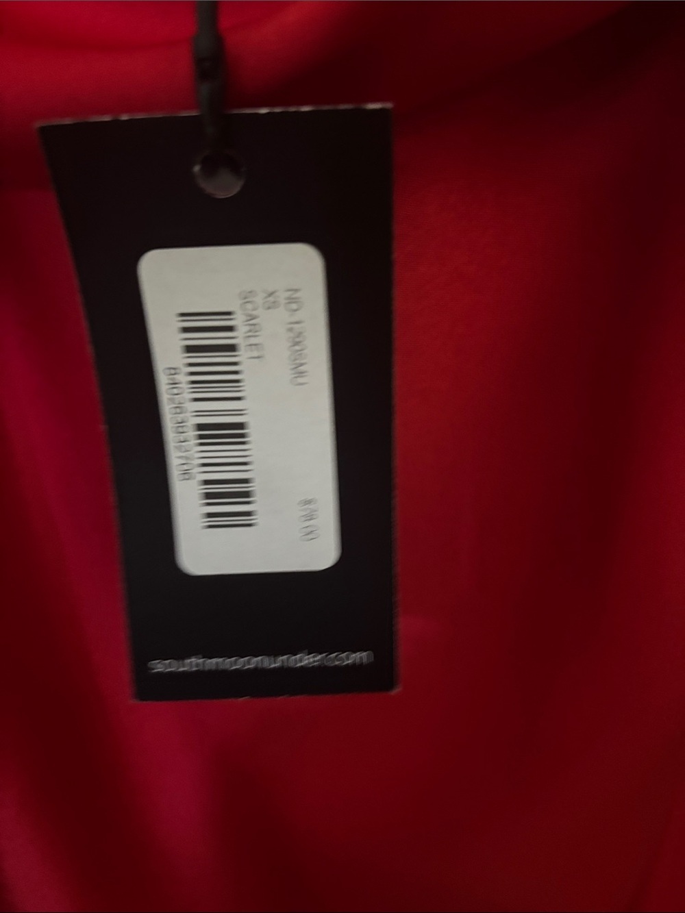 South Moon Under Scarlet One-Shoulder Mini Dress - Picture 10 of 10